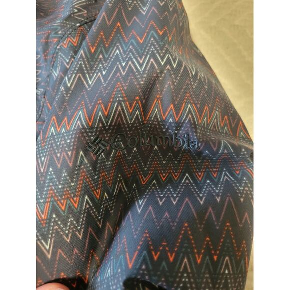 Columbia Women's Print Rain Snow Jacket Omni-Tech Breathable Waterproof Size M - Picture 9 of 9